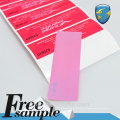 Kundenspezifisches Druckpapier-Sicherheitsetikett für Fast-Food-Verpackungen